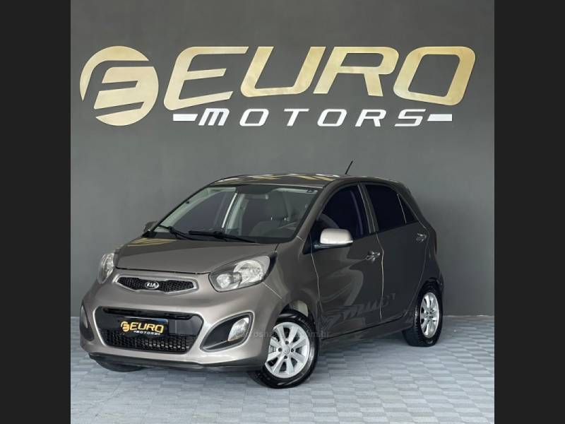 KIA MOTORS - PICANTO - 2013/2014 - Cinza - Sob Consulta